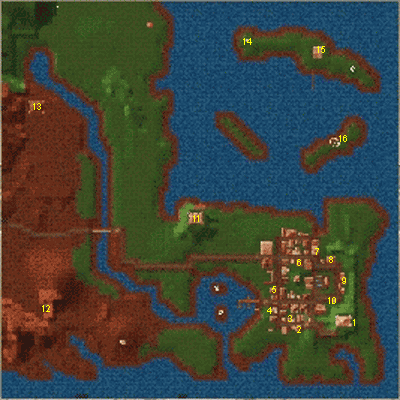 Map of Silver Cove